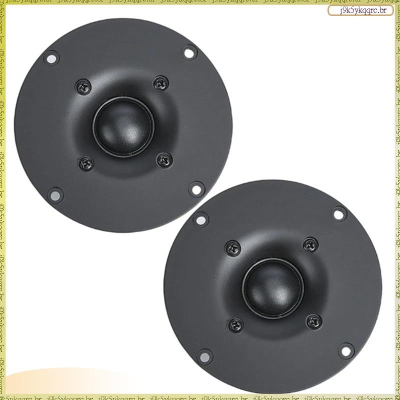[Lan] 2 Unidades De Alto-Falante Tweeter De 4 Polegadas 8 Ohm 60W HIFI Filme De Seda Dome Agudo De Áudio Para Transmissã