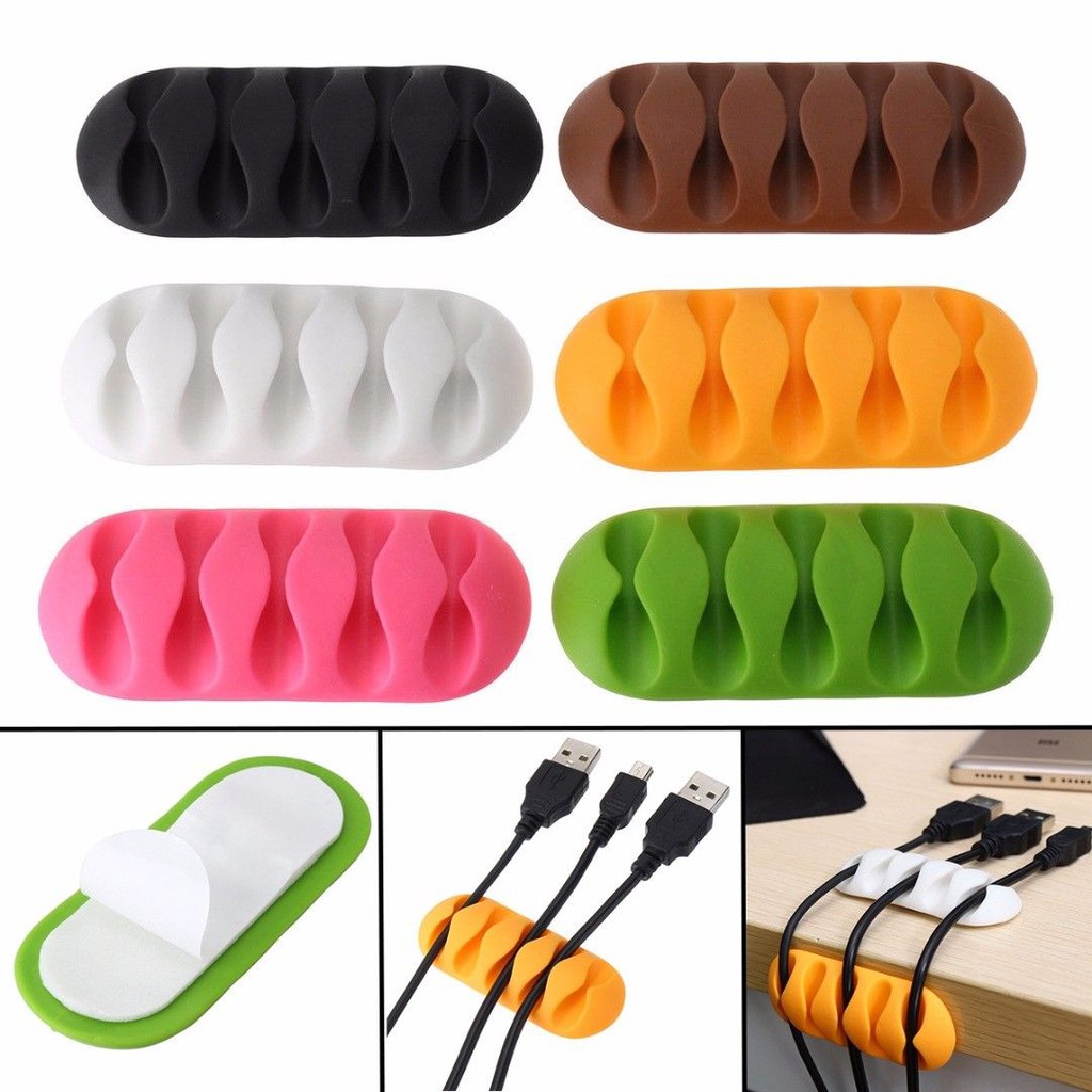 Hotsale Cabo Clipe Gestão De Fio De Cabo Organizador Titular Desktop Fone De Ouvido Management Headphone Wire Holder