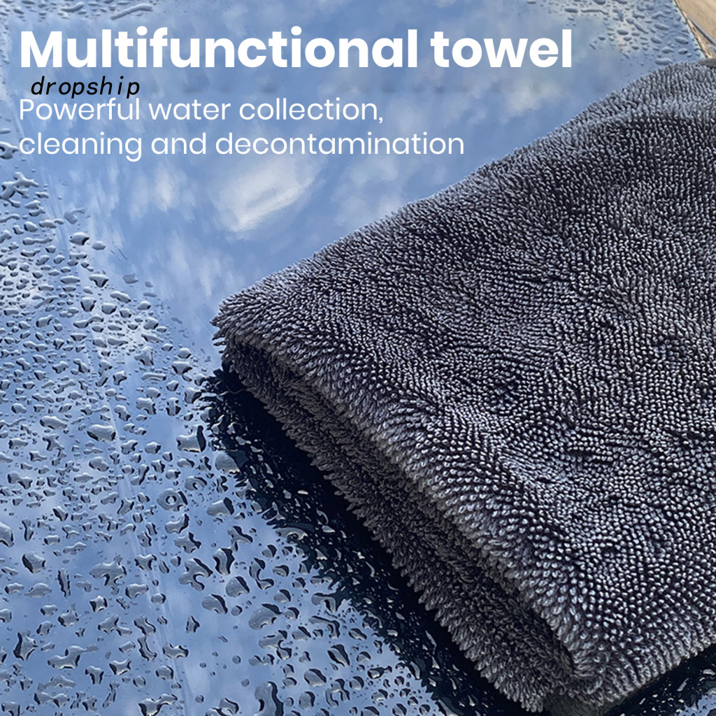 Lint-free Cloth Car Wash Towel Absorbent Microfiber for Streak-free Mirror Shine Protects Paint Quick Drying Perfect for