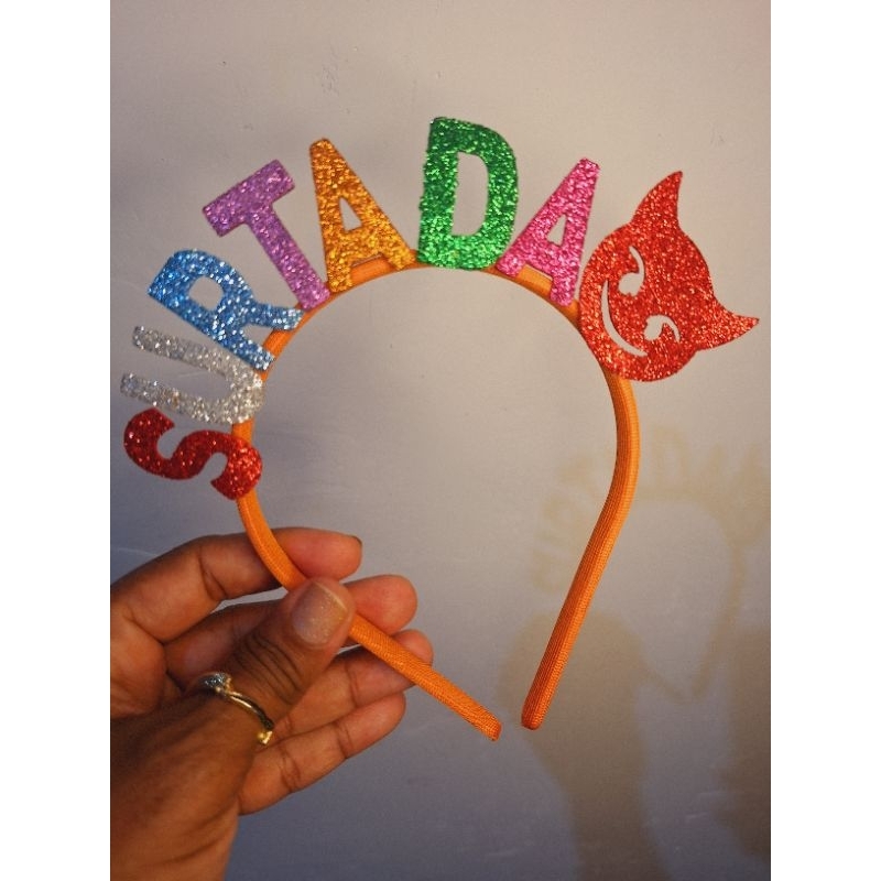 Tiara Carnaval 2026 Frases Divertidas Arco Fantasia Blogueira Trend Bloquinho Luxo Variadas