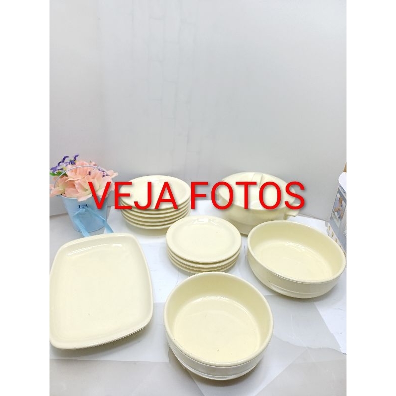 Conjunto de louças vintage ( usado) veja fotos