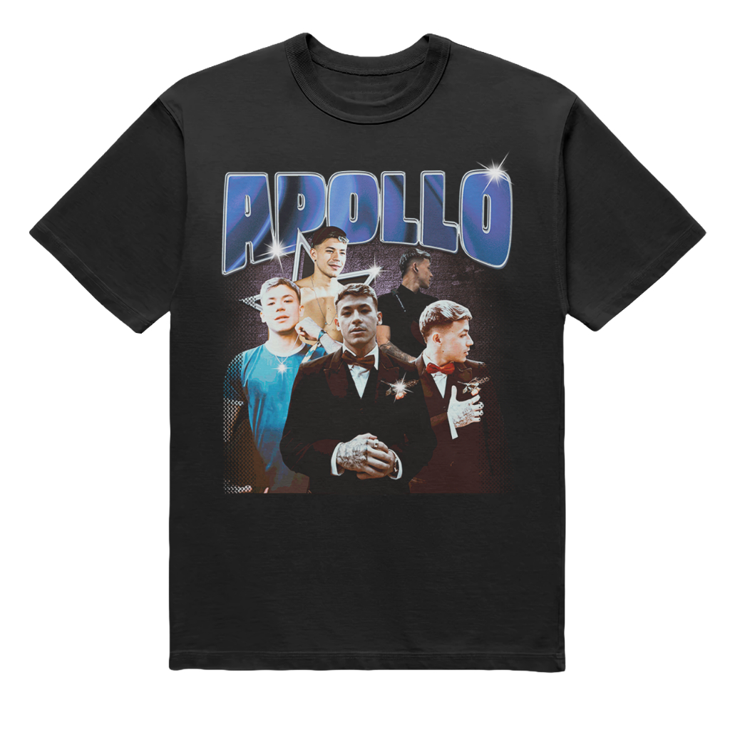 Camiseta apollo Mc Versao 3 Unissex P Sair Streetwear Estampa Em DTF Na Frente Camiseta 100% ALgodão