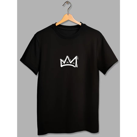 Camiseta Gospel Estampa Frente Adulto Pai e Filho Jesus Is King