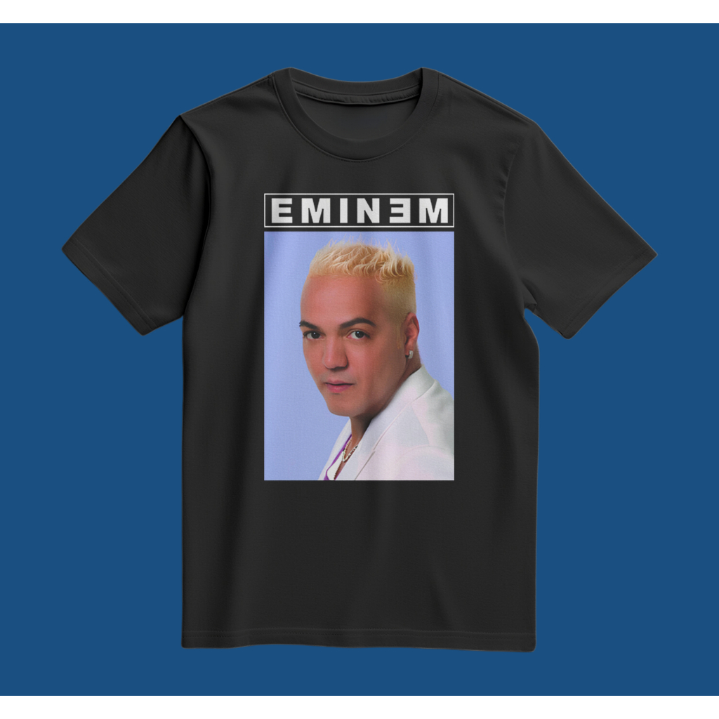 Camiseta Eminem (Belo) P Sair Unissex Streetwear Estampa Em DTF Na Frente