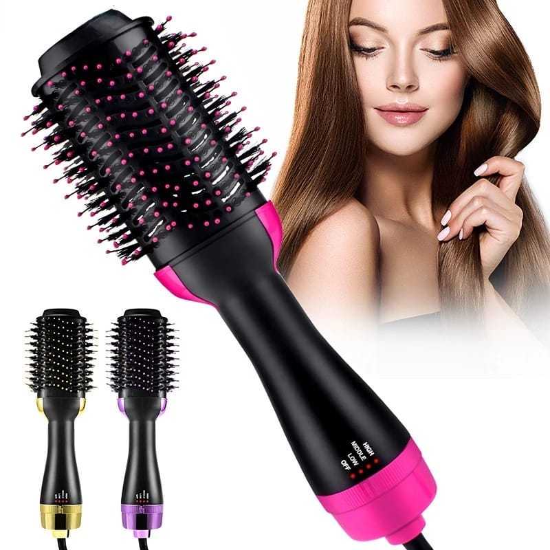 Escova Secadora Alisadora El é trica De Cabelo 2 Em 1 Pro  BBG-10273