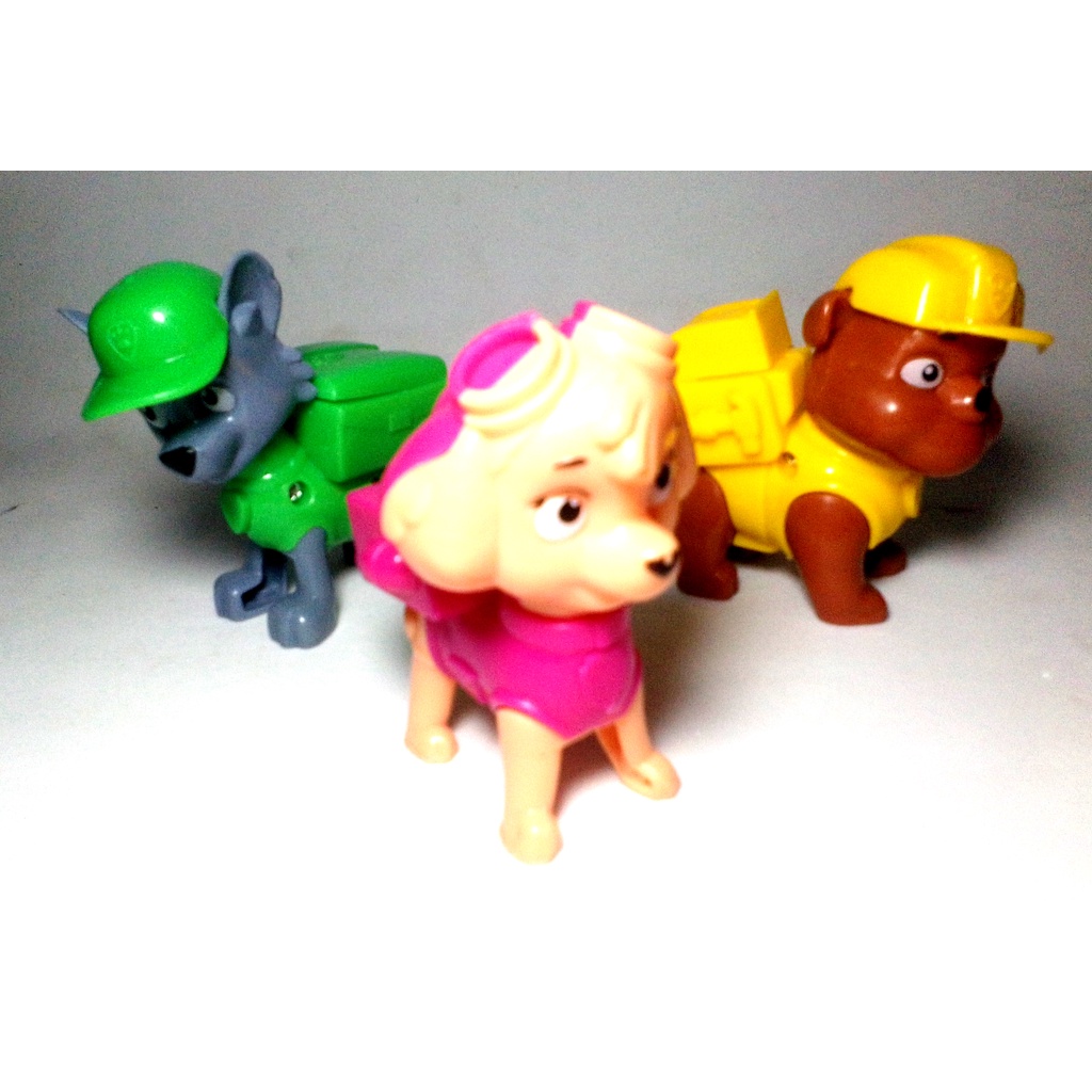Bonecos Cães Patrulha Canina Rumble Chase Zuma Paw Patrol