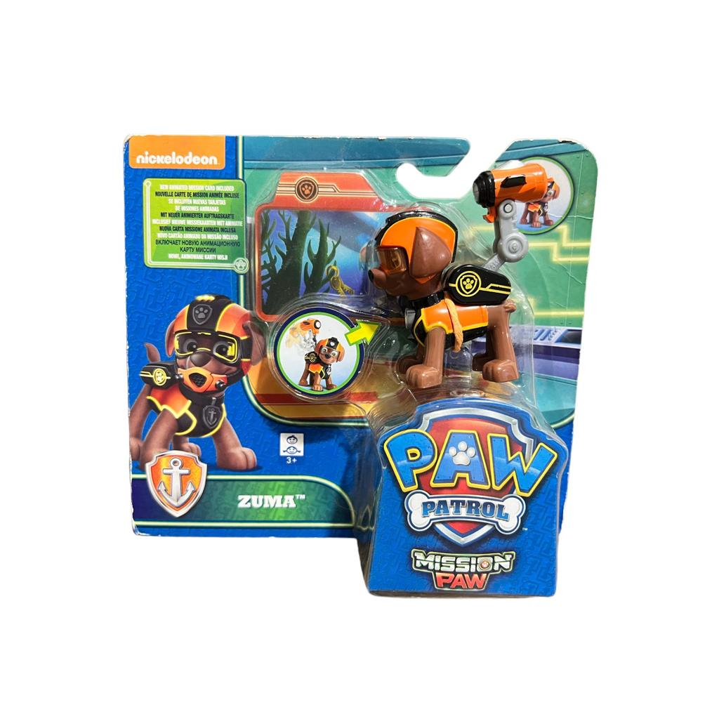 FIGURA PAW PATROL PATRULHA CANINA ZUMA MISSION PAW