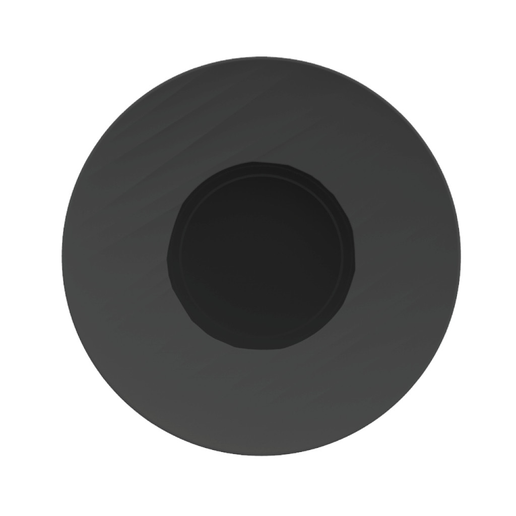 Prato de Apresentação Preto Texture Porcelana Germer