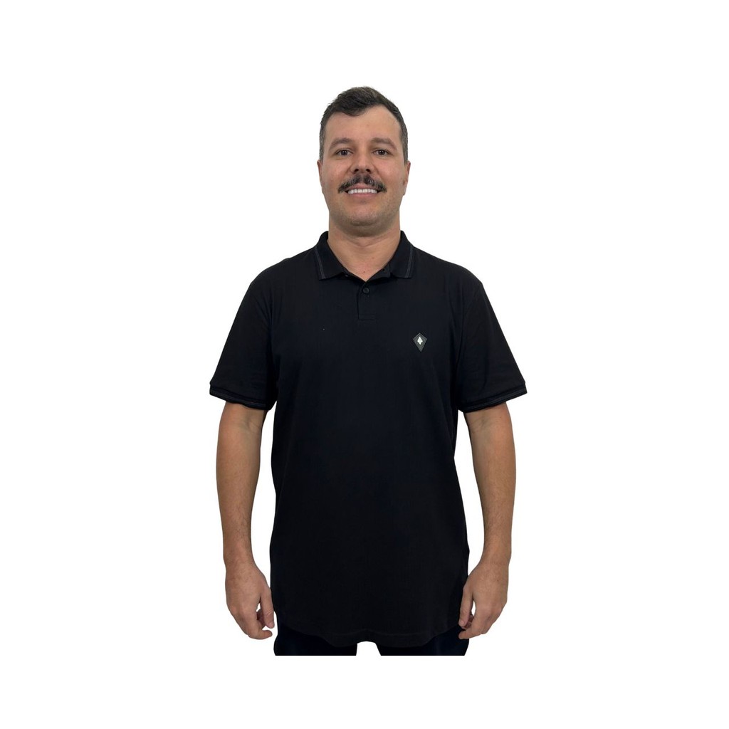 Polo Mcd Texture Preto Original Exclusiva