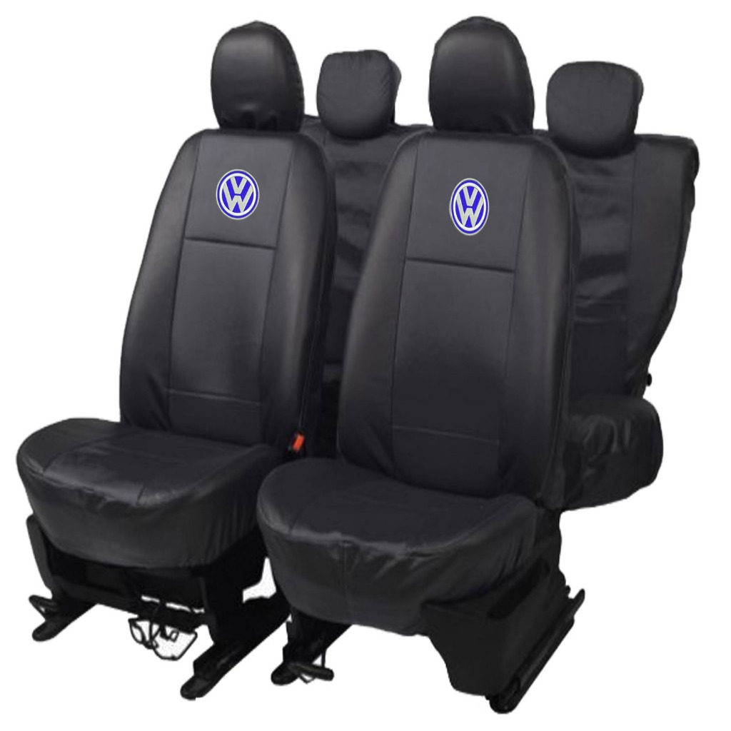 Capa De Couro E Tecido Para Vw Volkswagem Universal Gol Voyage Polo Santana Varios Modelos
