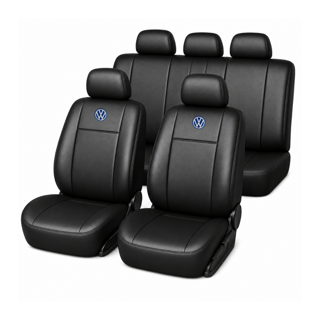 Capa De Banco 100% Couro Volkswagen Gol Nivus Virtus Polo Para Dia Dos Pais