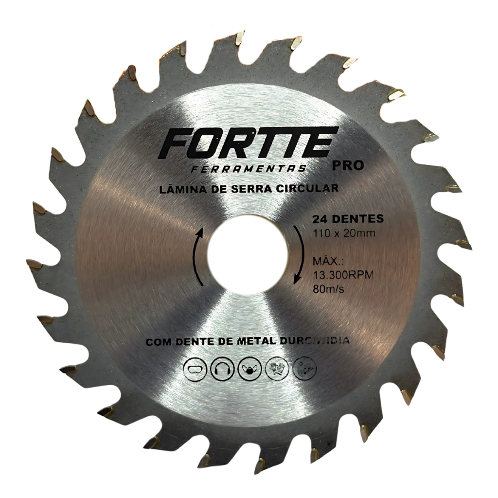 Disco Serra Circular Widea 110x20mm 24 Dentes