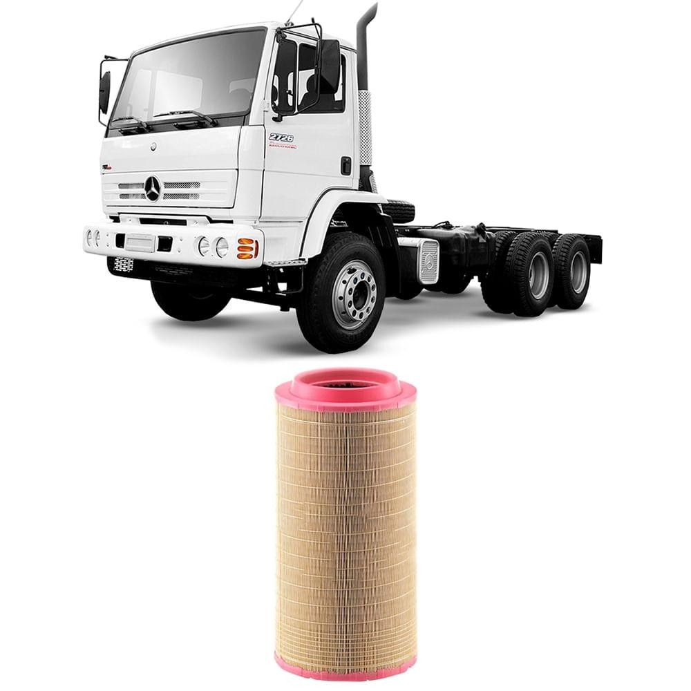 Filtro Ar Mercedes Benz 2726 Om 906 La 2008 A 2011 Mann