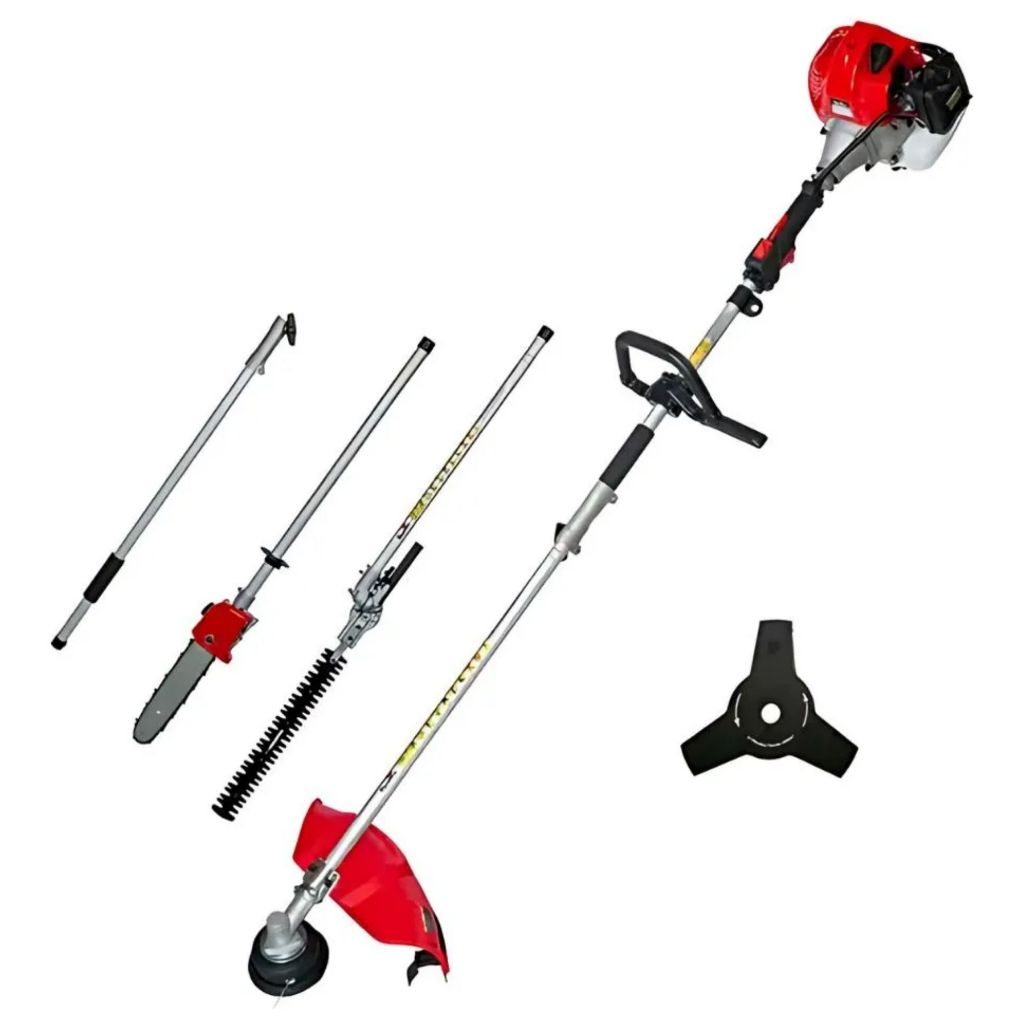 Roçadeira Multifuncional Toyama TBC43MT 42,7cc 4 em 1 9200RPM com Motopoda e Cerca Viva