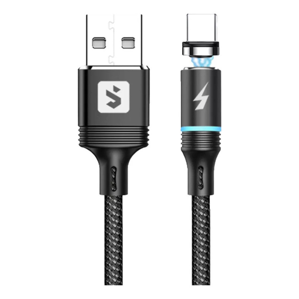 Kit C/4 Cabo Magnetico Para 3, Lightning, Usb-c E Micro-usb