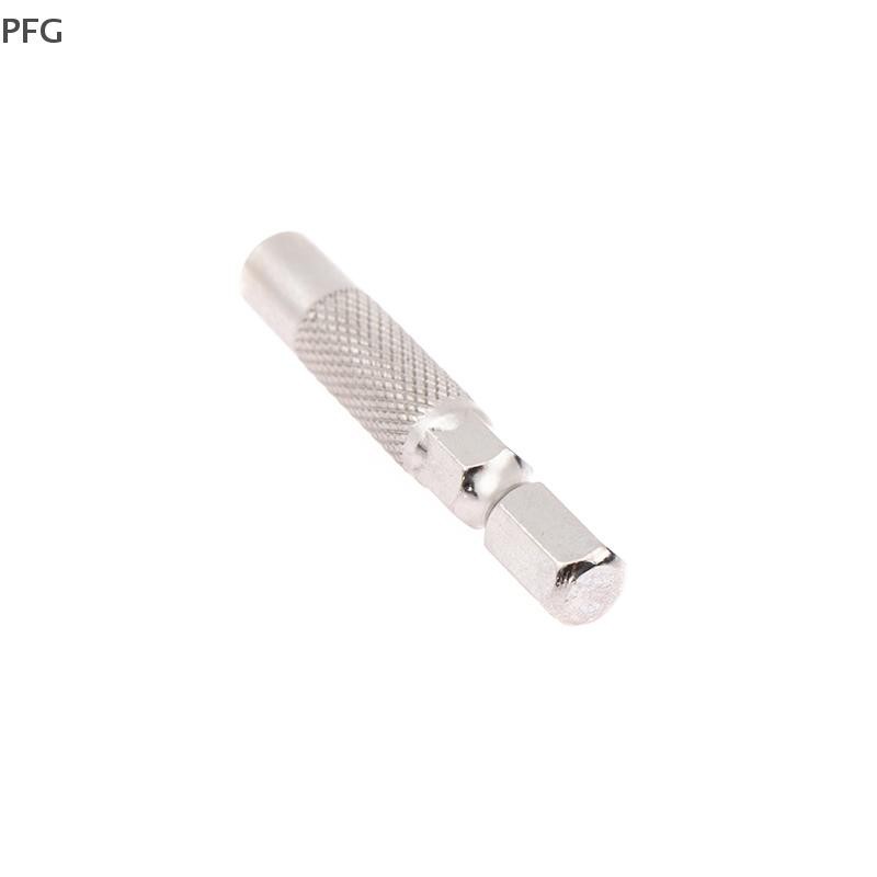 PFG 2 Pçs Hex Haste 6.35mm A 4mm Inserção Bit Adaptador Chave De Fenda Elétrica Soquete Titular Micro Suporte Magnético