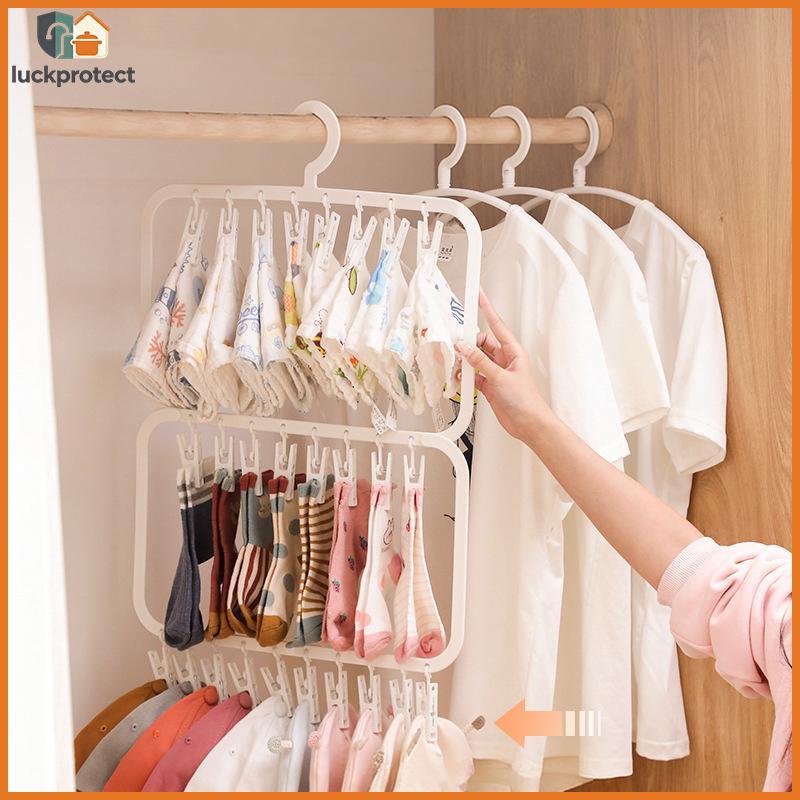 LPHG Roupas Destacáveis Ra Criativo Cabide Dobrável Para Toalhas De Roupa Interior Sos Clipes Antiderrapantes Perfeito P