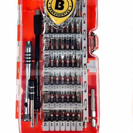 Kit ferramenta B tek Multiuso Jogo Mini 58 In1 - BT-375