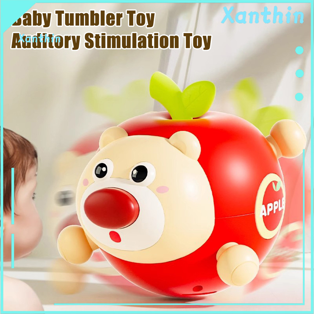 Brinquedo De Copo De Bebê Com Sino Em Forma De Animal Roly-Poly Mordedor Sensorial De Aprendizagem Precoc