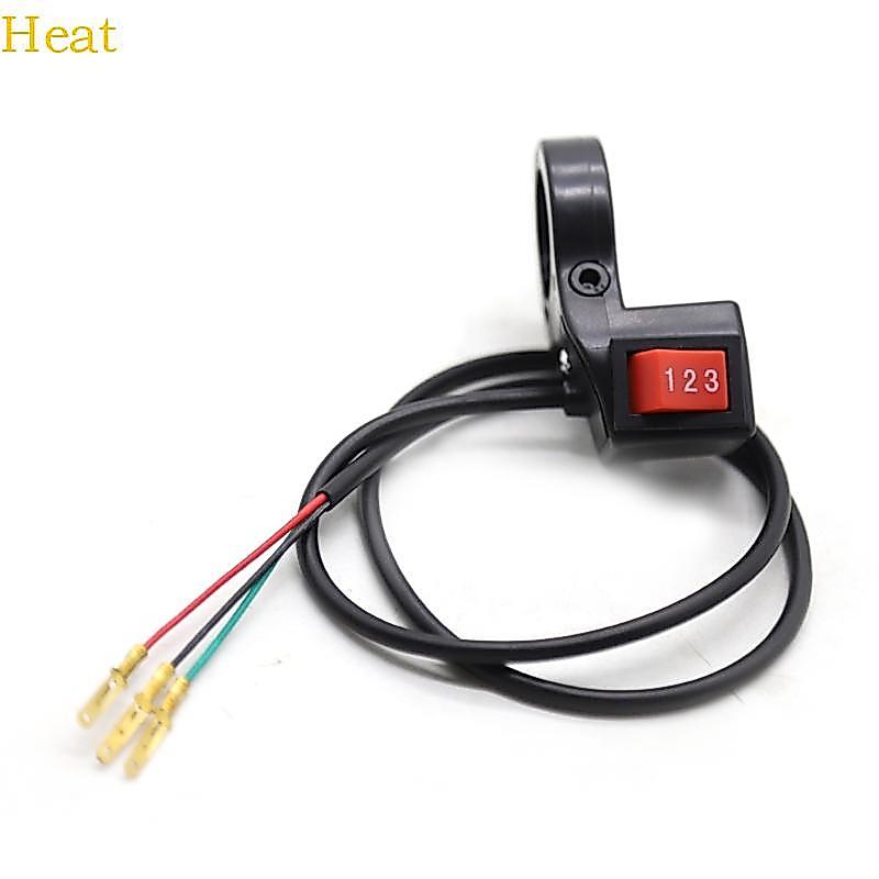 Interruptor Controle Montagem Guiador Motocicleta Calor Controlador Módulo 3 Velocidades