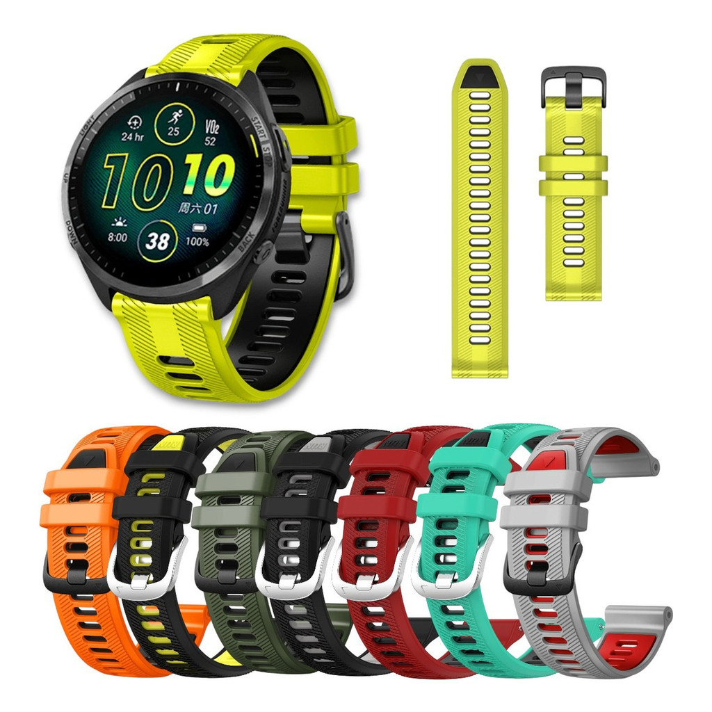 Pulseira Para Garmin Forerunner 255 255 Music 22mm Colorida