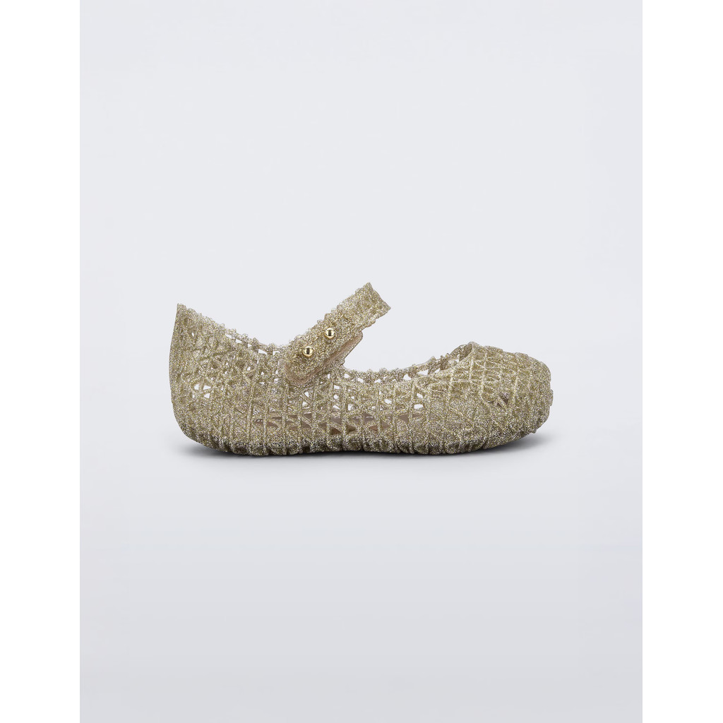 Mini Melissa Campana Papel Sapatilha Infantil Original para Bebê Leve Flexível e Confortável