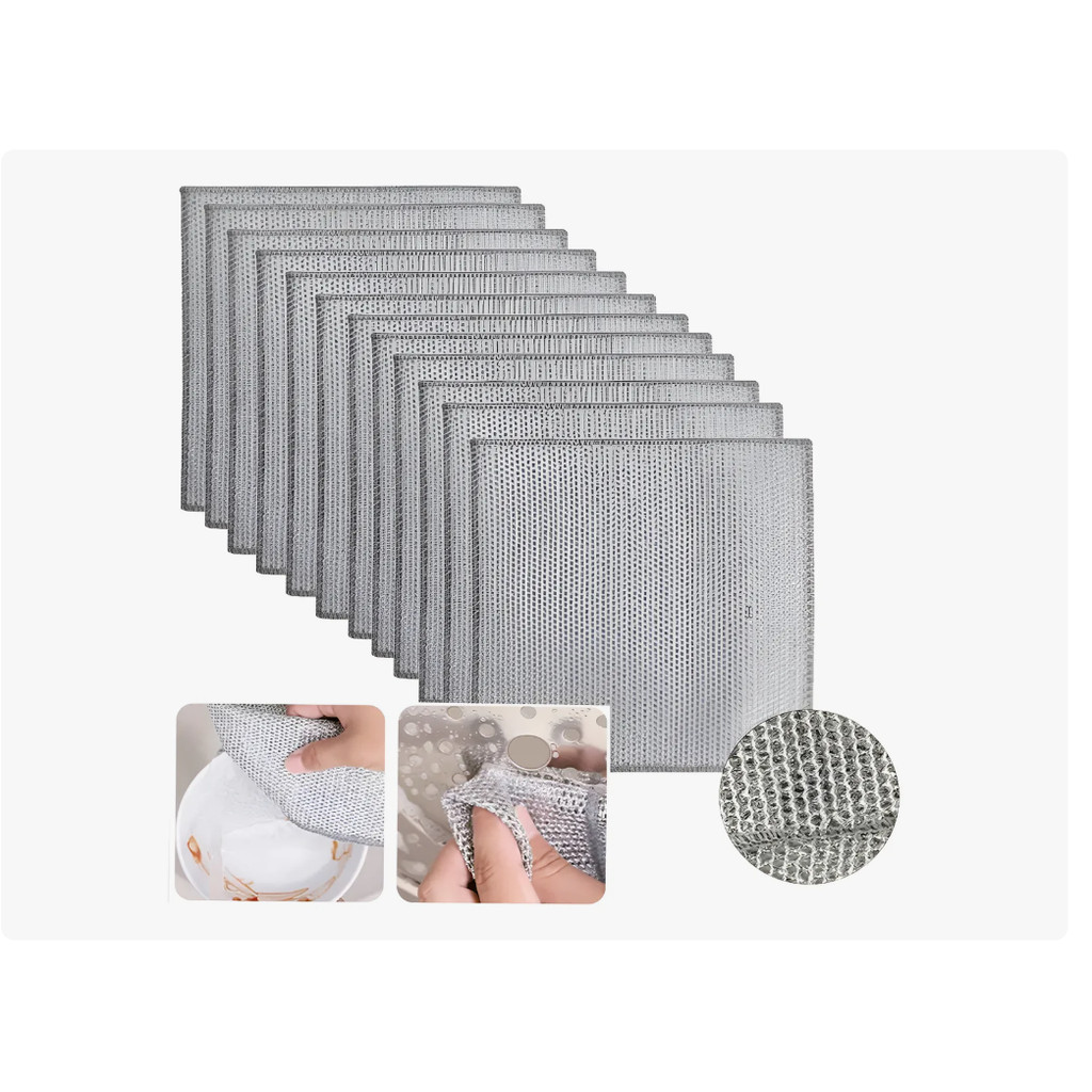 Kit 25 a 60 Panos Multiuso Reutilizáveis Super Absorventes Ideal Para Limpeza Doméstica Cozinha Banheiro e Escritório