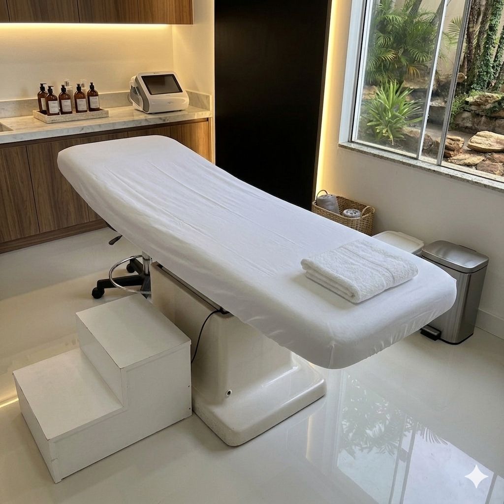 Kit 10 Lençóis Solteiro/Maca/Estética com Elástico Micro percal Toque Macio Tecido Premium Qualidade Pronta Entrega