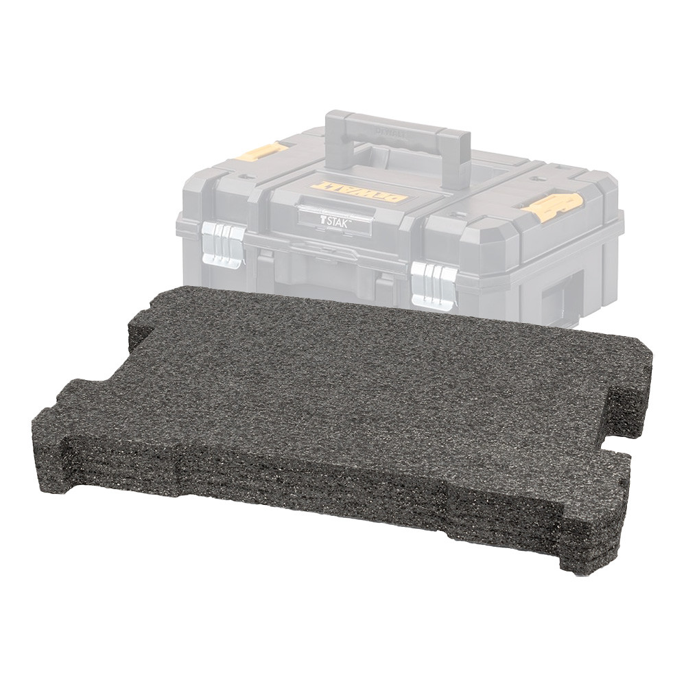 Espuma Organizadora Personalizável XFoam 40mm para Maletas Dewalt TSTAK e Stanley PRO-STACK