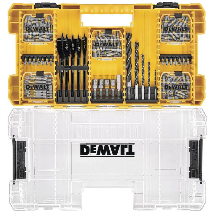 Jogo de Bits e Brocas 160 Pecas Maxfit ToughCase Dewalt - DWAMF160