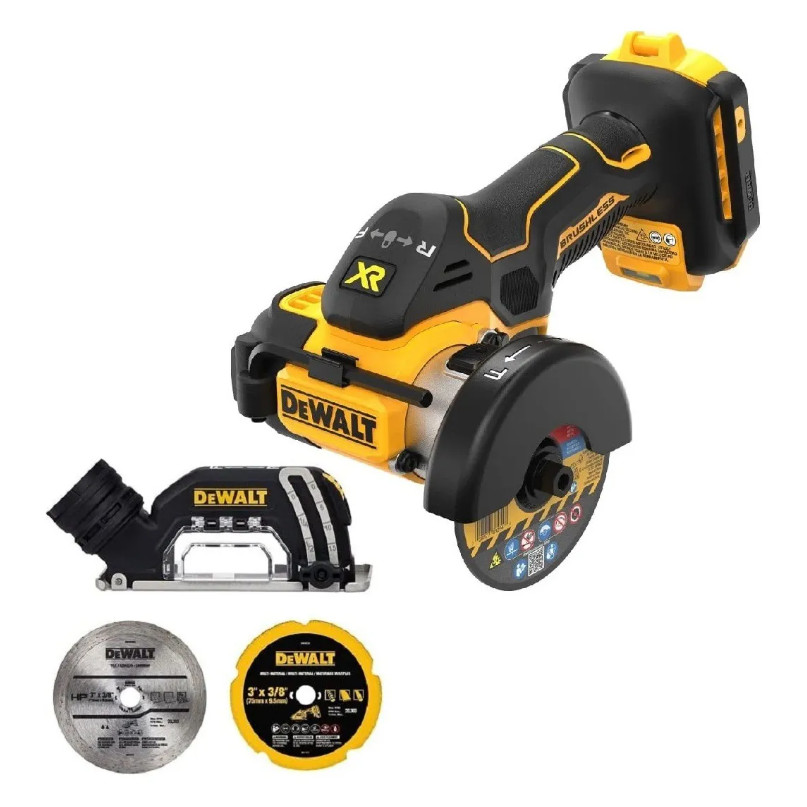 Recortadora Angular Para Acabamento à Bateria 20V (não inclusa) 311 Dewalt DCS438B-B3