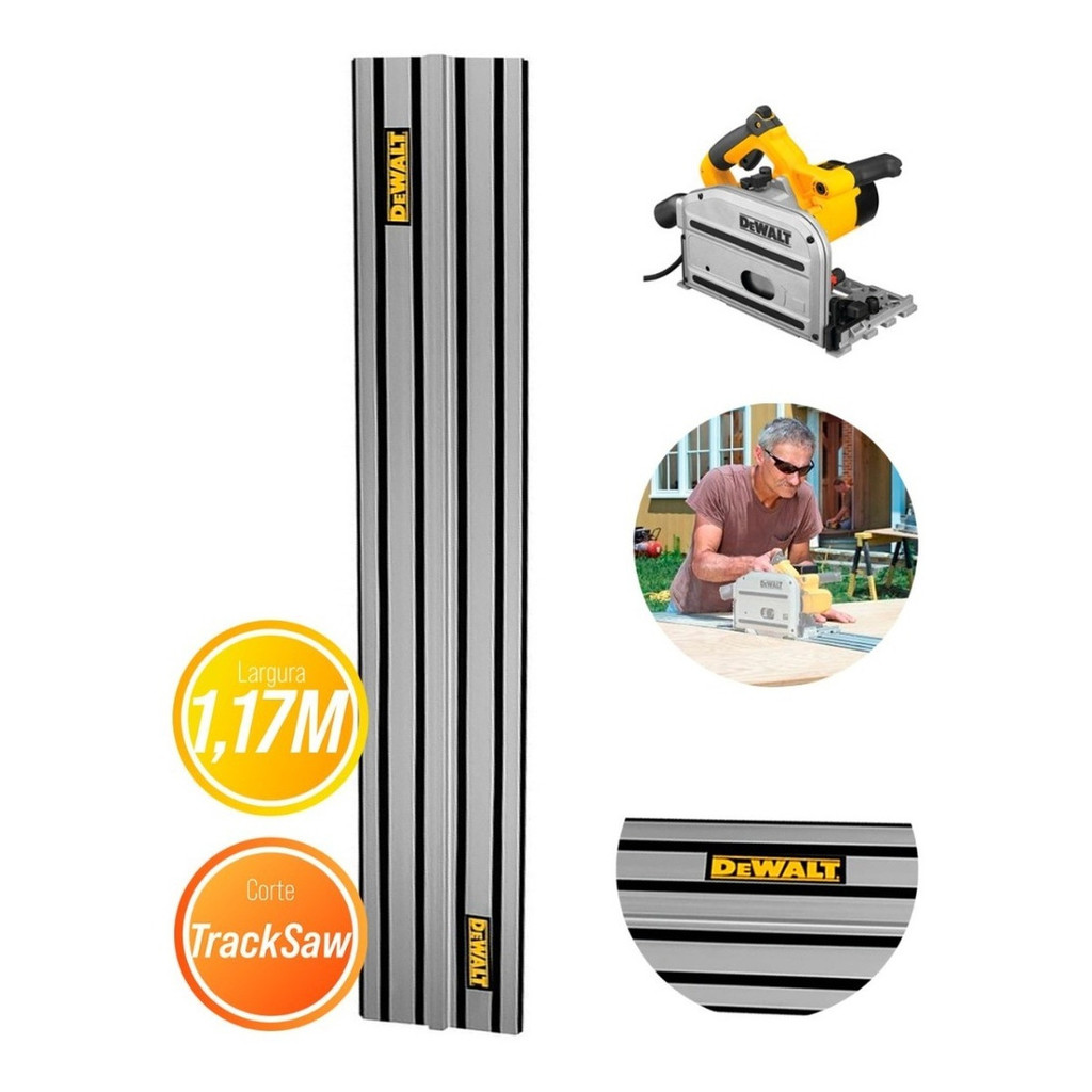 Trilho Guia P Serra Circular - 1170mm - DW520K-B2DWS5020-B3 Dewalt