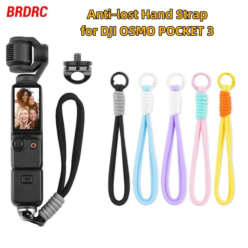 Correia Wirst Para DJI OSMO POCKET 4/3/NANO 360/INSTA360 X5 X4/ACTION 6 5PRO/GOPRO 13 Alça De Mão Anti-Perda Cordão Port