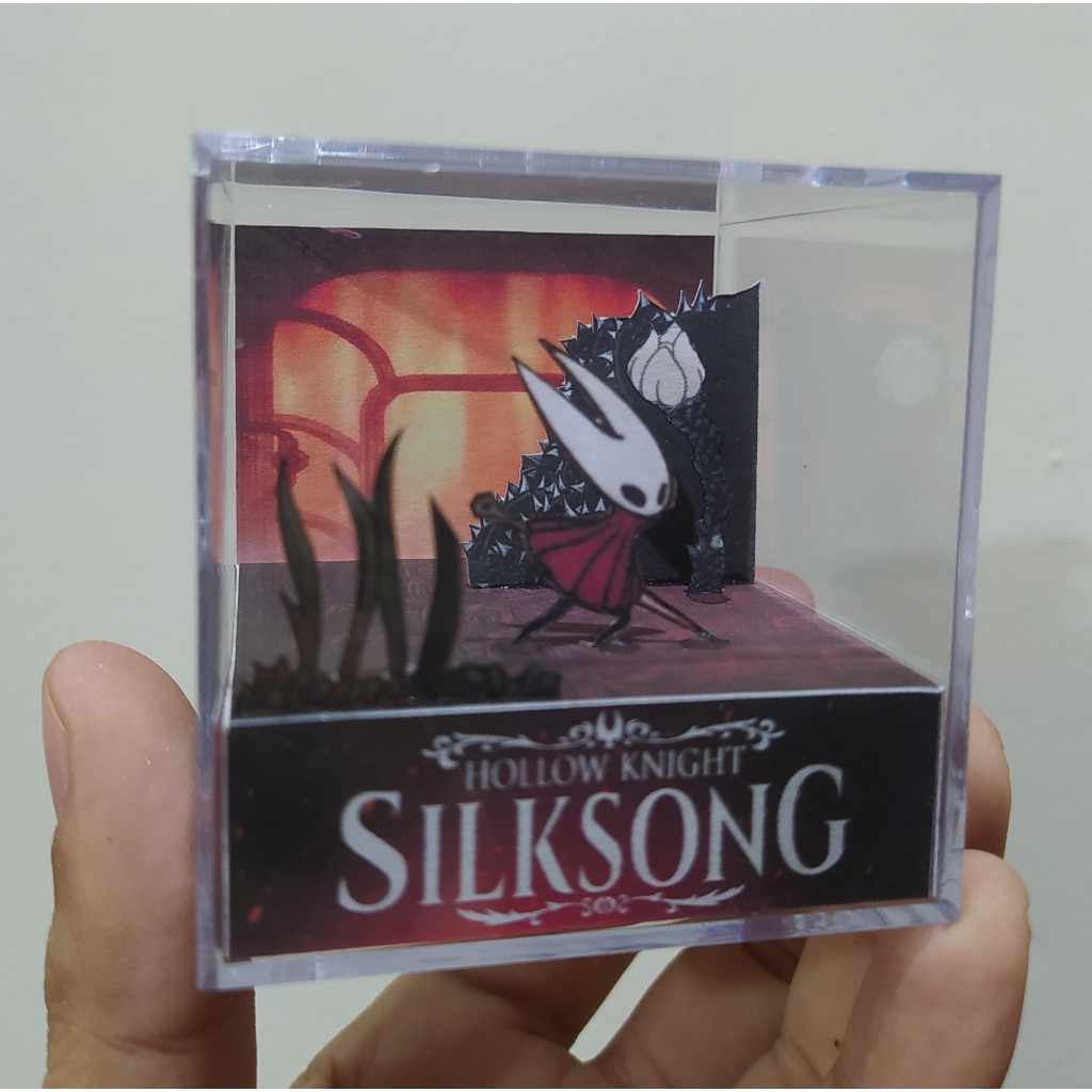 Mini Cubo diorama silksong Hollow Knight