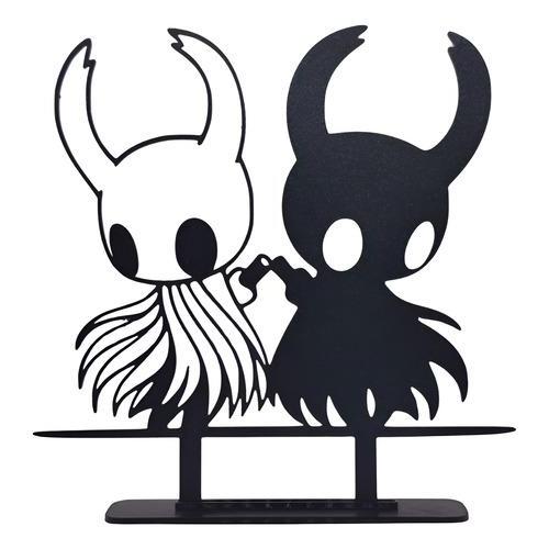 Escultura Decorativa Shadow Hollow Knight Silksong Silhueta Preto