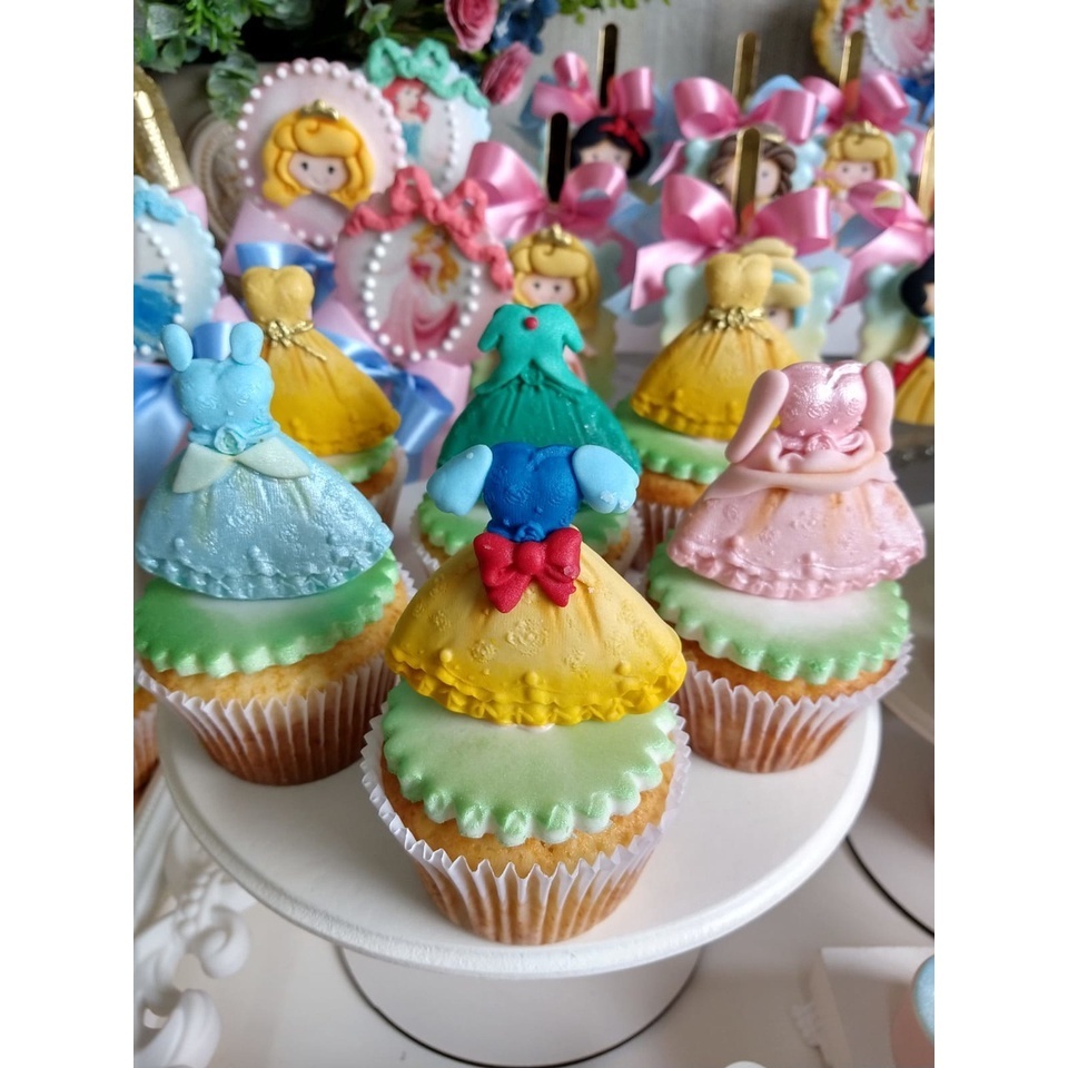 Molde Silicone Vestido 3d Princesa 15 Anos Ieda