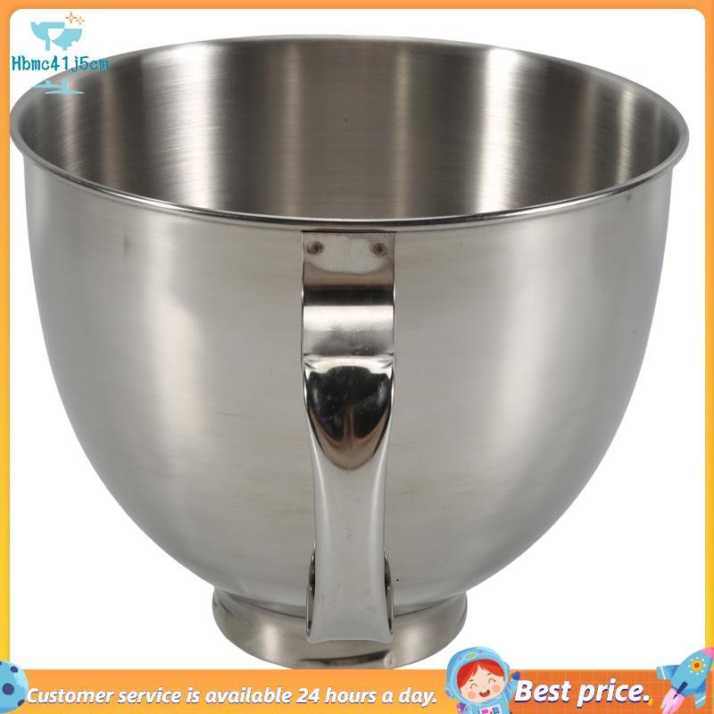 Tigela De Prata Para Misturador De Cabeça Inclinada Classic & Artisan Series 4.5-5 QT , Aço Inoxidável 5 Quartos 304