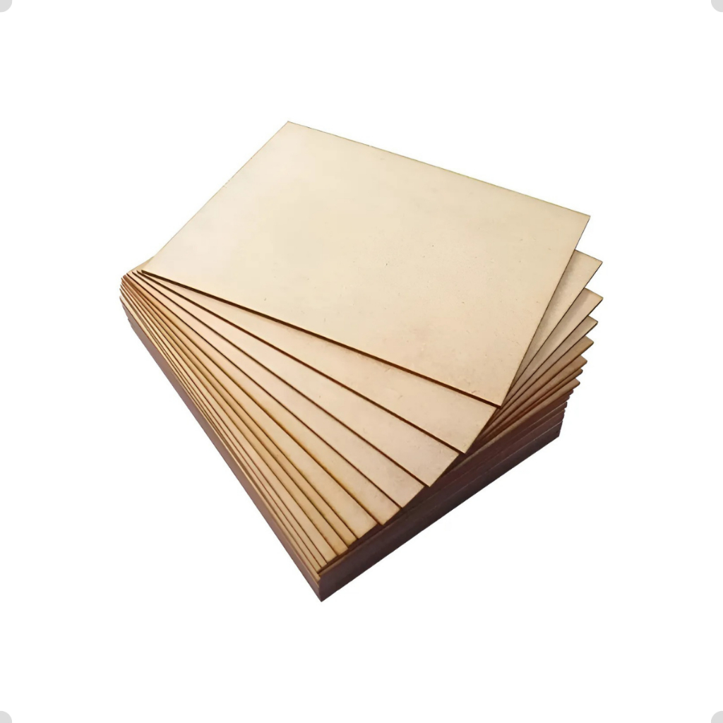 Kit Chapa Cru 21 x 29,7 MDF 3mm Ideal Para Quadro Artesanato Sublimação Pirografia Mandala Maquete Pintura
