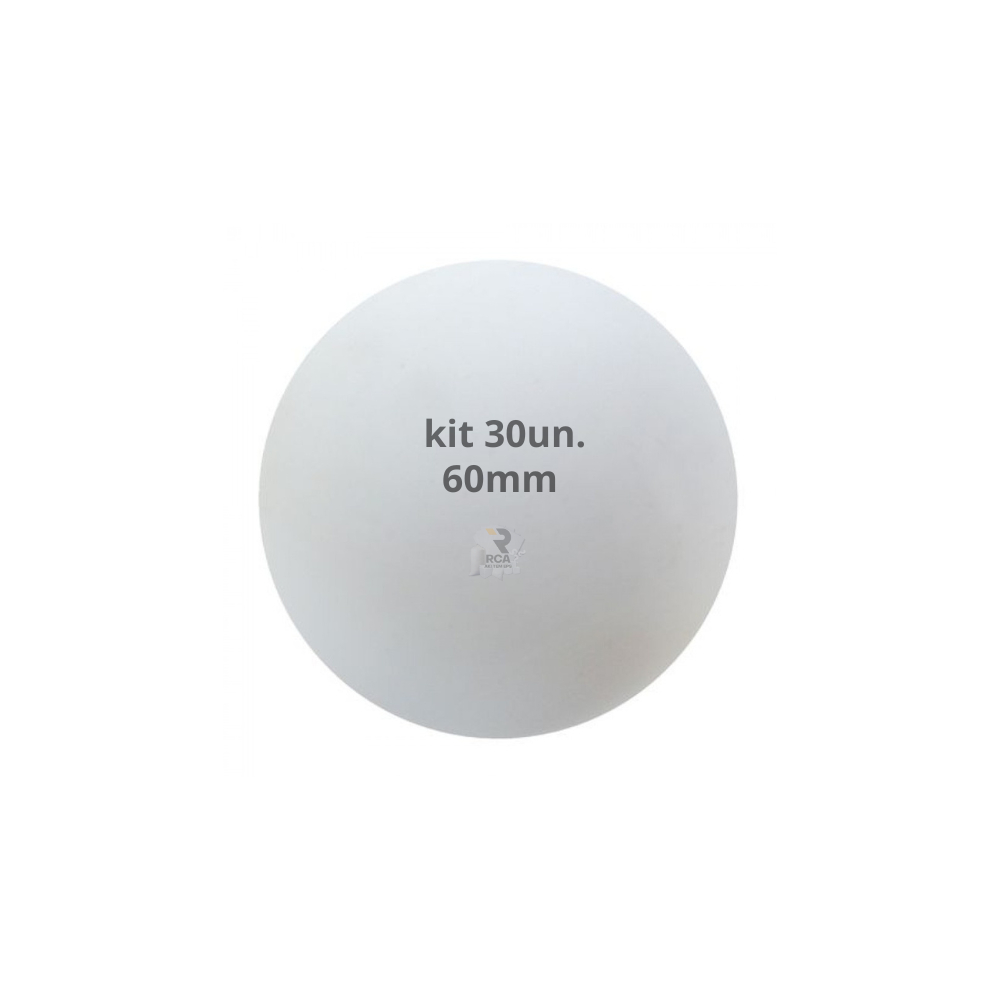 Bola De Isopor 60mm (6cm) Artesanato Trabalho Escolar - 30 Unidades
