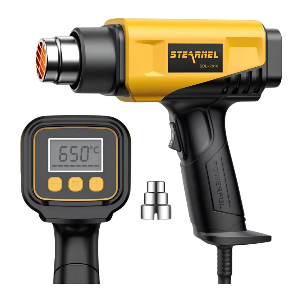 Soprador Térmico Profissional Alta Temperatura Pistola Display Visor Digital