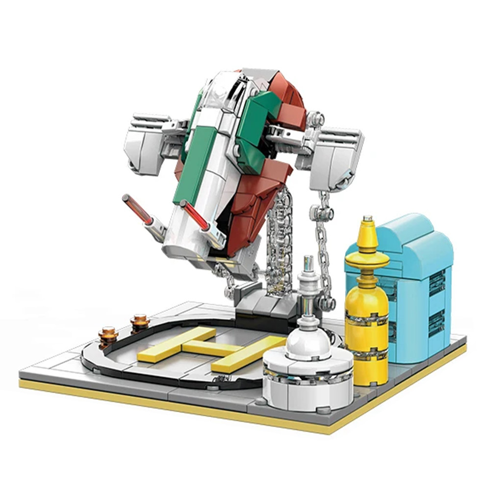 Nave Star Wars Slave 256 peças Bloco de Montar Brinquedo