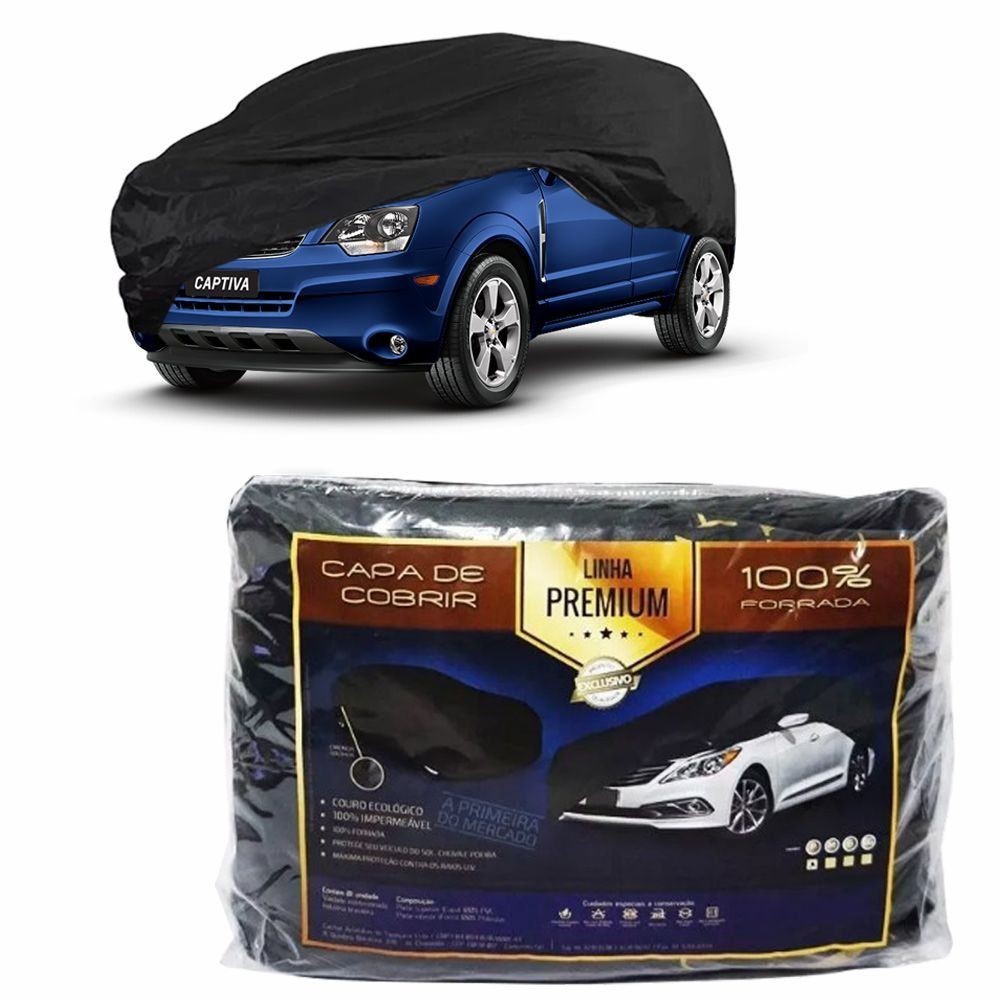 Capa Couro cobrir Chevrolet Captiva Impermeável Forrada (XM316)