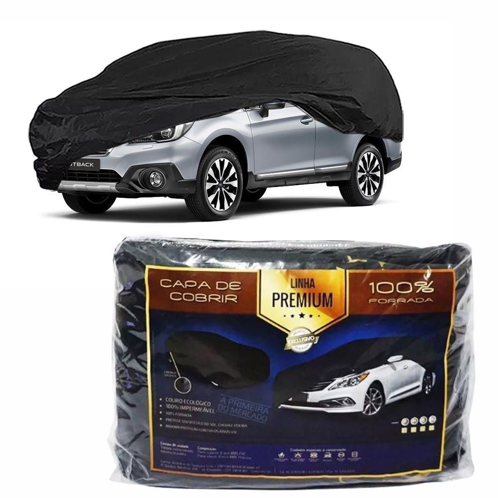 Capa Couro cobrir Subaru Outback Impermeável Forrada (XG312)