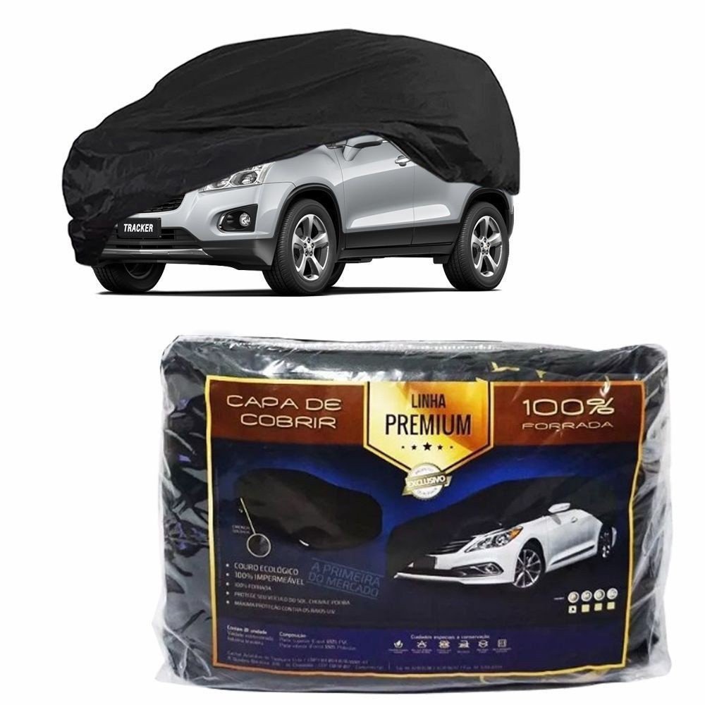 Capa Couro cobrir Chevrolet Tracker Impermeável Forrada (XG312)
