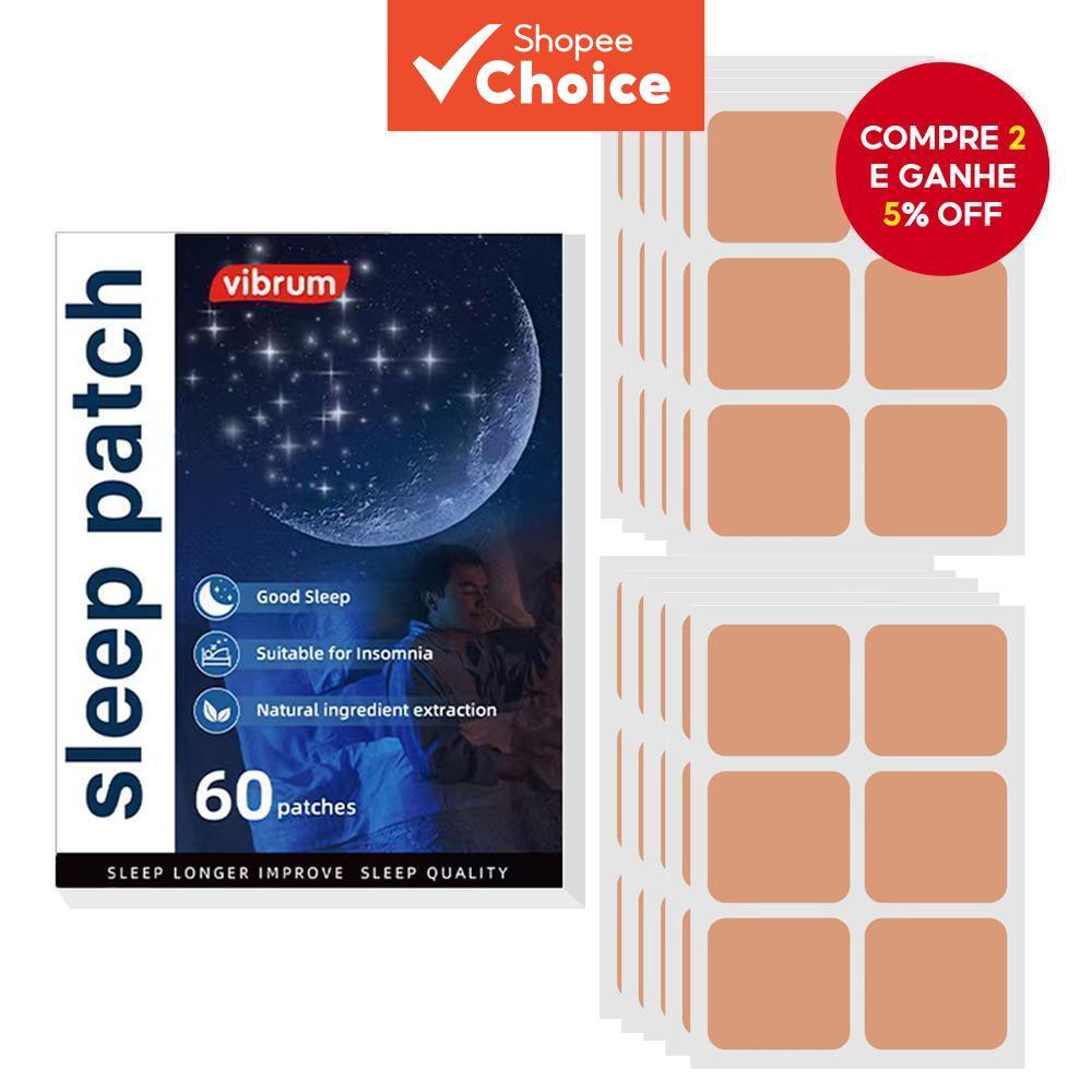 Patches De Dormir 60 Peças , Adesivo Natural Para Fresco E Confortável Mulheres Homens , Suporte Relaxante Profundo