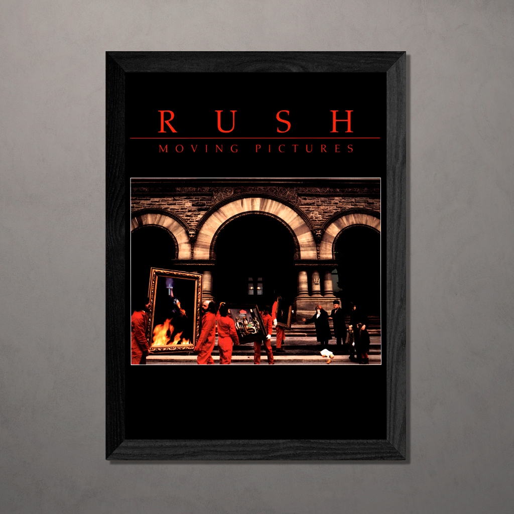 Quadro decorativo Rush Moving pictures A4 com vidro