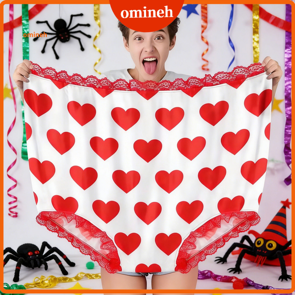 Fun Oversized Panties Granny Costume Funny Gag Gift for Women – Novelty Giant Underwear Prank for Halloween Christmas