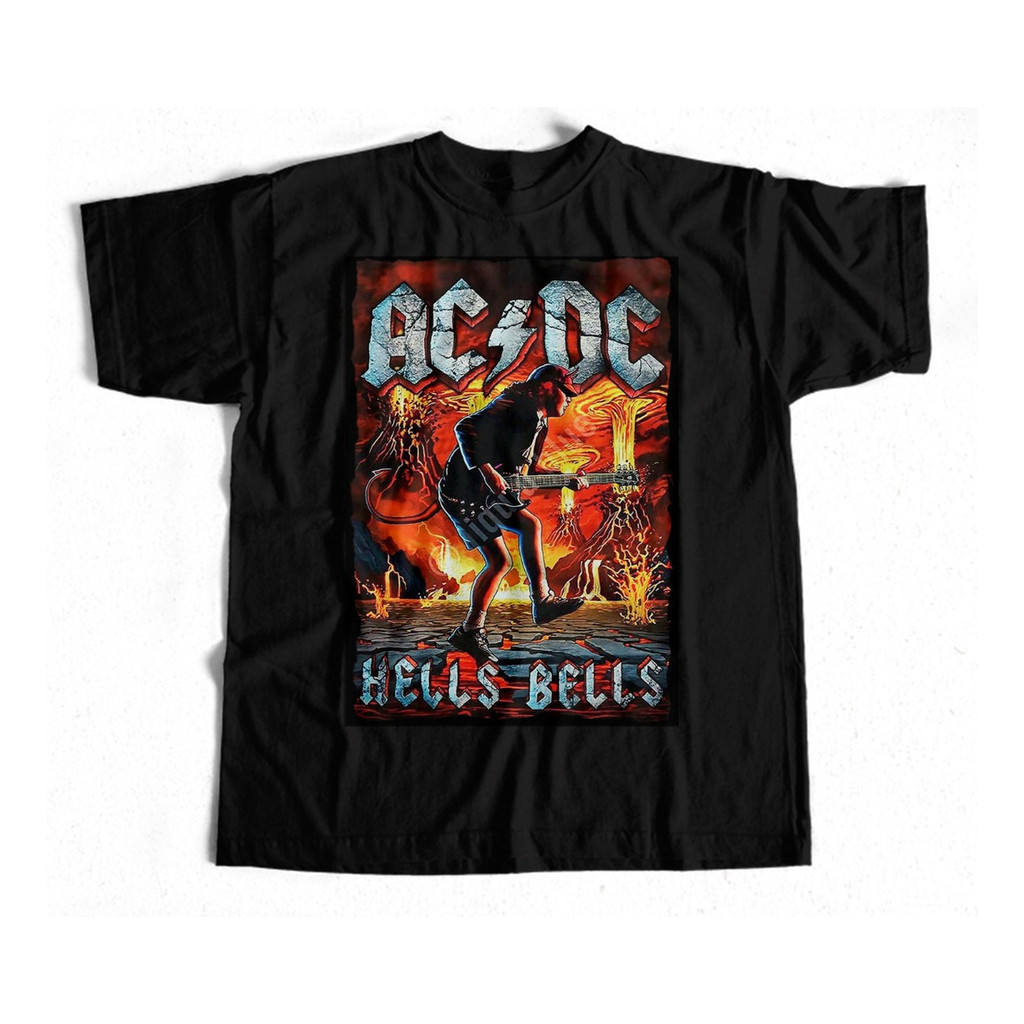 Camiseta Camisa Acdc Banda De Rock Tour Show 2026 Festival Promo