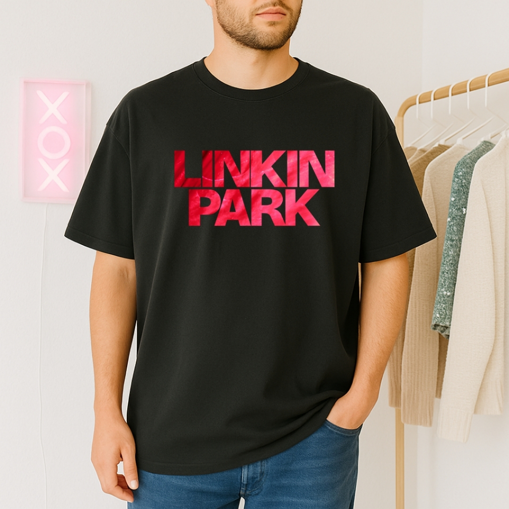 Camisa Minimalista Banda de Rock Linkin Park - Tshirt Unissex 100% Algodão Estampada Para os Fãs - Shows e Festivais