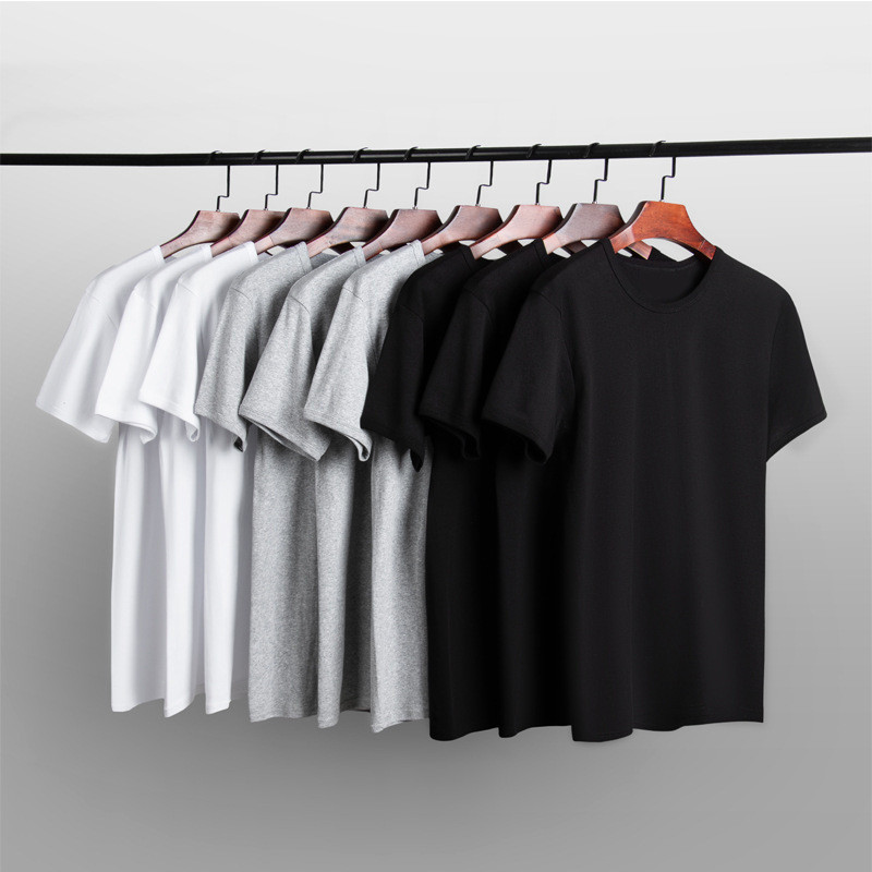 Verão solto tipo comum em torno do pescoço jovem de meia-idade não cor sólida Casual pronto estoque tamanho grande camis